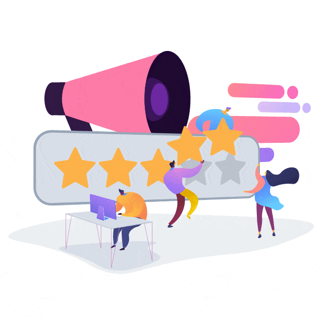customer experience and website feedback five stars client review