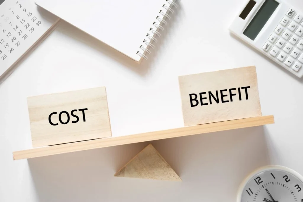 balance between benefit and cost of a home loan refinance
