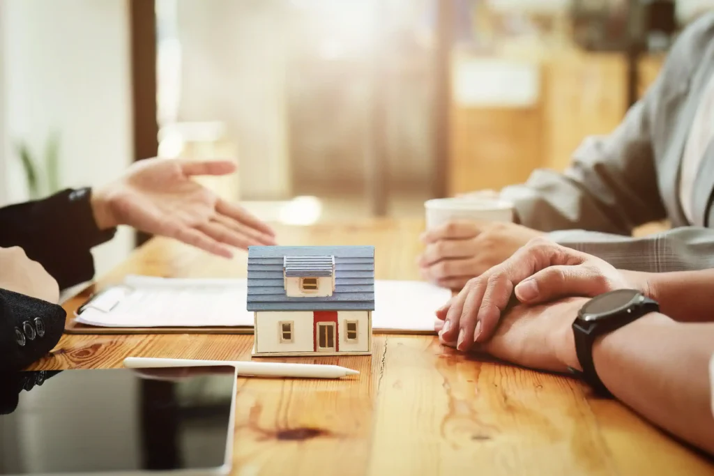 Second home financing meeting with mortgage broker